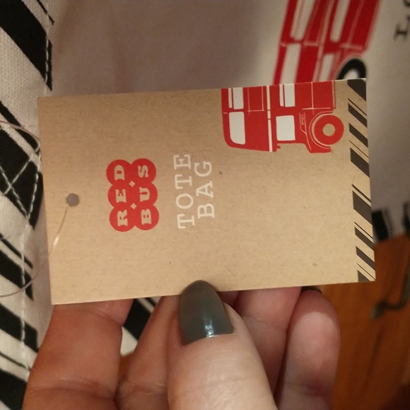 Red Bus - Cotton Victoria Bag - NWT - Picture 3 of 9